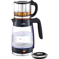 Schäfer Glas-Teekocher 1,8/0,8 Liter 2200W Wasserkocher