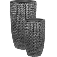 Beliani Cedrus 37/45 cm Schwarz