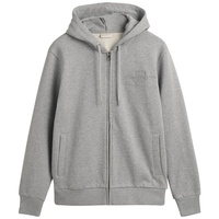 GANT Herren Sweatjacke - grau XL