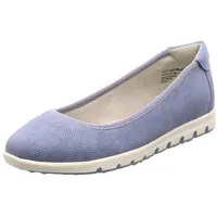 S.Oliver Damen Ballerinas Plateau Bequem, Blau Indigo 39 EU