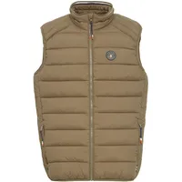 FQ1924 Steppweste FQVinncent 21900508 Steppweste mit Eingrifftaschen in Braun