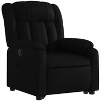 VidaXL Relaxsessel mit Aufstehhilfe Schwarz Kunstleder