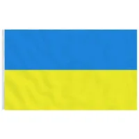 VidaXL Flagge der Ukraine mit Messingösen 90x150 cm Vidaxl