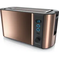 Arendo Toaster, 2 lange Schlitze, für 4 Scheiben, 1500