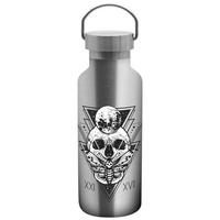 Geda Labels Unisex – Erwachsene Totenkopf Skull Mystic Trinkflasche,