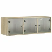 VidaXL Wandschrank mit Glastüren 102 x 37 x 35