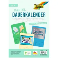 Folia 2318 - Dauerkalender mit Spiralbindung, Bastelkalender, DIN A4,