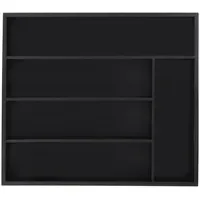 Relaxdays Besteckkasten Bambus 5 Fächer 5 x 34 x