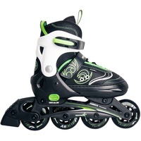 Muuwmi verstellbarer Kinderinliner Gr. 29-32, Inline-Skates - grün/schwarz, inkl.