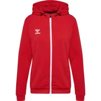 Hummel Authentic Pl Zip Hoodie Woman True Red L