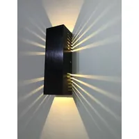 SpiceLED Wandleuchte | ShineLED-6 Black Edition | Schalter |