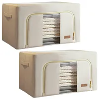 Joybos JOYBOS, 2er Set Aufbewahrungsboxen für Kleidung, 48 l