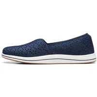 CLARKS Damen Brinkley Emily Semelle de Mocassin, Navy, 37.5