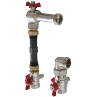 Uponor Vario Wassermengenzähler-Anschlussset vertikal G3/4" 110mm 1090731