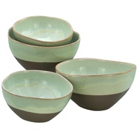 CreaTable CreaTable, Basalt Bio Salbei, 4-teiliges Geschirrset für 4