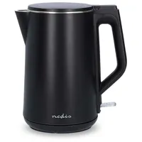 Nedis Wasserkocher - 1.5 l - Plastik - Schwarz
