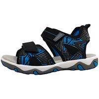 Superfit Sandale, Schwarz/Türkis 0020, 31 EU