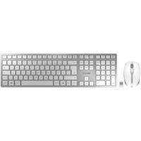 Cherry DW 9100 Slim weiß/silber, USB/Bluetooth, DE + McAfee