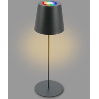 Briloner Brilo RGB/W Akku-Tischleuchte Anthrazit 2W