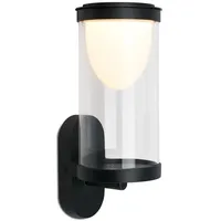 Briloner Wandlampe Außenleuchte Akku Touch inkl. USB-C Kabel, Schwarz