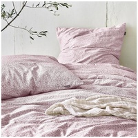 IRISETTE Soft-Seersucker Bettwäsche rose 155x220+80x80 cm