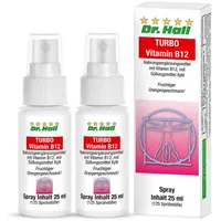 Dr. Hall Turbo Vitamin B12 Spray, 2er Set 2x25
