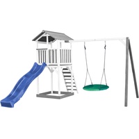 Axi Beach Tower Spielturm mit Summer Nestschaukel und Blauer
