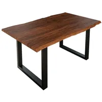 Möbelliebling Esstisch Baumkante 160 x 77 x 85 cm