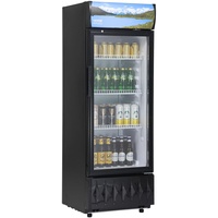 Vevor Getränkekühlschrank Flaschenkühlschrank Schwarz 195 L, Getränkekühlschrank mit 3
