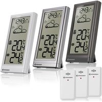 Bresser Meteo Temp Wetterstation - White / Black -