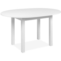 Freiraum Esstisch >Coburg< in weiß - 100x76x100cm (BxHxT) -