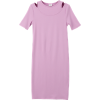 S.Oliver - Rippkleid mit 2-in-1-Effekt, Mädchen, Rosa, 158