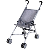 Knorrtoys 12609 - Puppenbuggy Sim - grau, 16.5x10.7x21.7 in