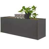 Furn.design Hängeelement, Grau, Eiche Wotan, Holzwerkstoff, Nachbildung,Eiche, Uni, Holz