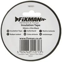 FIXMAN Isolierband 50 mm x 33 m schwarz