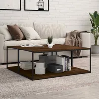 VidaXL Wandregale 4 Stk. Braun Eichen-Optik 100x50x1,5cm Holzwerkstoff