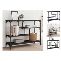 VidaXL Konsolentisch Schwarz 100x30x75 cm Holzwerkstoff