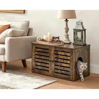 Songmics Katzenklo-Schrank mit Türen,