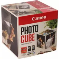 Canon Fotowürfel-Set Photo Cube Creative Pack Original Kombi-Pack Schwarz,