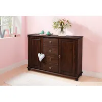 Home Affaire »Tessin; Buffetunterschrank, klassischer Landhausstil« aus massiver, FSC®-zertifizierter