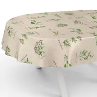 ANRO Tischdecke aus Stoff Textil abwaschbar Tischwäsche Tischtuch Baumwolle
