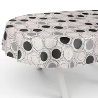 ANRO Tischdecke aus Stoff Textil abwaschbar Tischwäsche Tischtuch Baumwolle