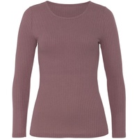 LASCANA Langarmshirt Damen mauve Gr.44/46
