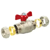 Tecuro tecuro-Kugelhahn Ø 28 mm mit Klemmringverschraubung für Kupfer-