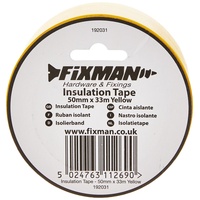 FIXMAN 192031 Isolierband 50mm x 33m, gelb