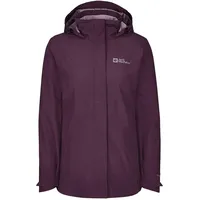 Jack Wolfskin Damen Rotwand 3in1 midnight plum M