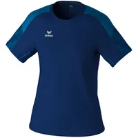 Erima Evo Star Kurzarm-T-Shirt New Navy / Mykonos Blue