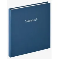 Walther design Gästebuch blau 26 x 25 cm mit