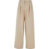 URBAN CLASSICS Ultra Wide Pleat-front Hosen Wet Sand 28