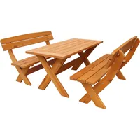 Wilk Gartenmöbel-Set Bavaria 3-teilig Honigbraun FSC
